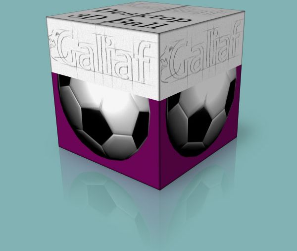 Desktop 3D Ball screenshot